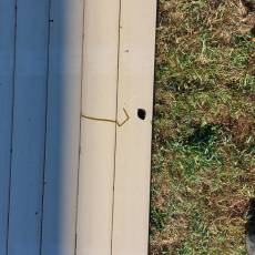Remplacement d&#039;un tablier de volet et fixations sur piscine 14m x 7m