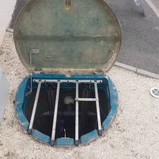 Entretien annuel d&#039;un poste de relevage des eaux usées à Frans (01)